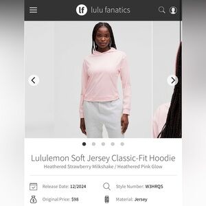 Lululemon Soft Jersey Classic-Fit Hoodie